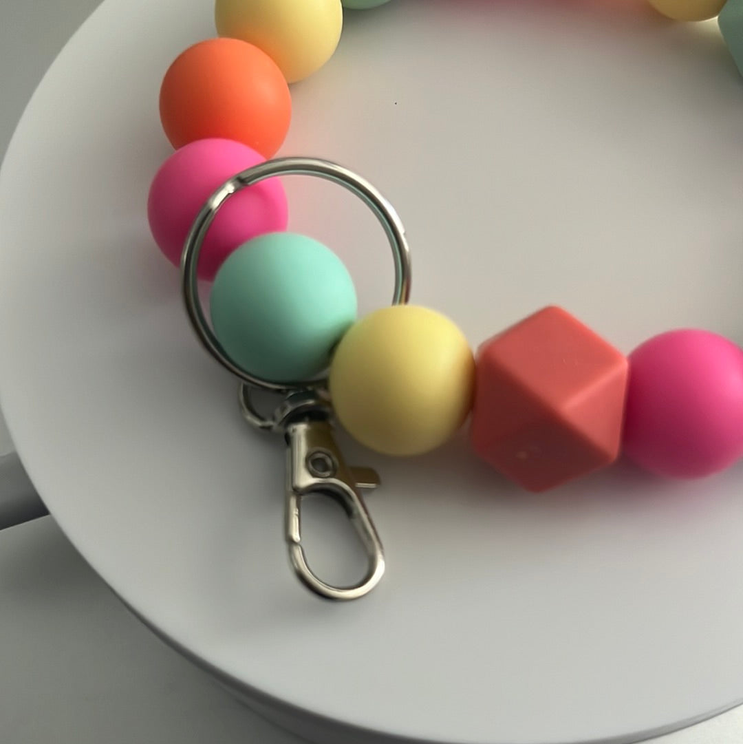 Spring colored Wristlet