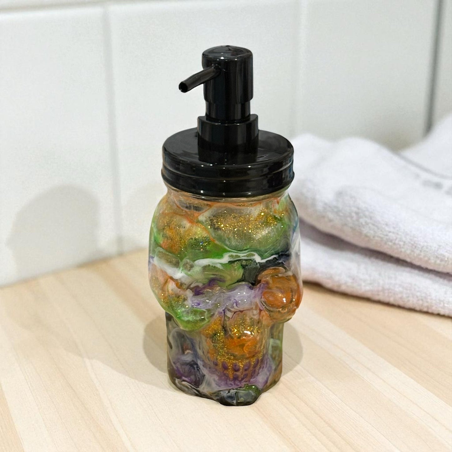 Skull soap dispenser