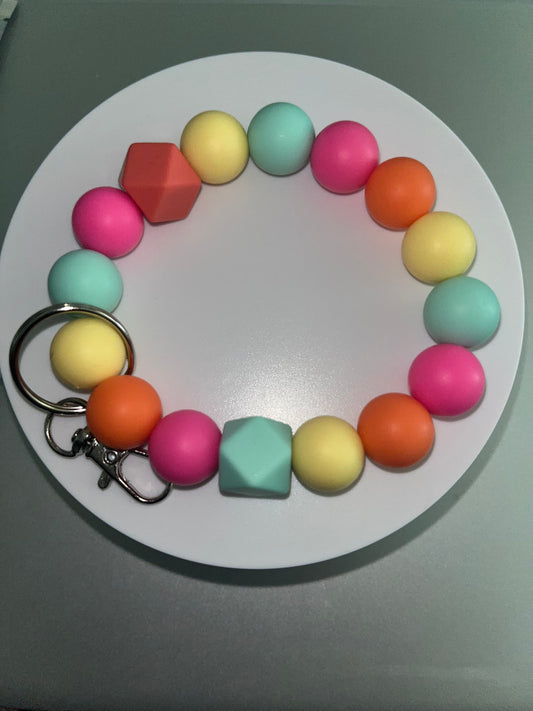 Spring colored Wristlet
