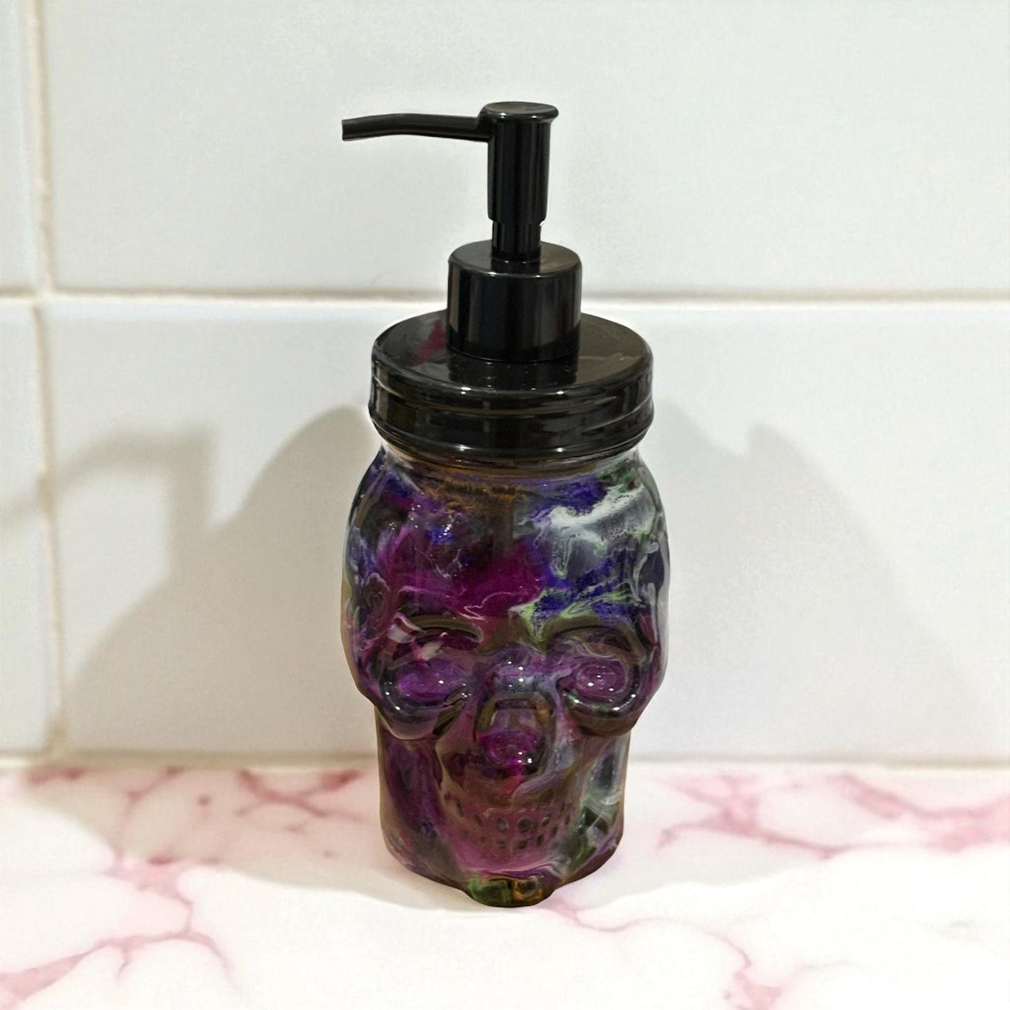 Skull soap dispenser