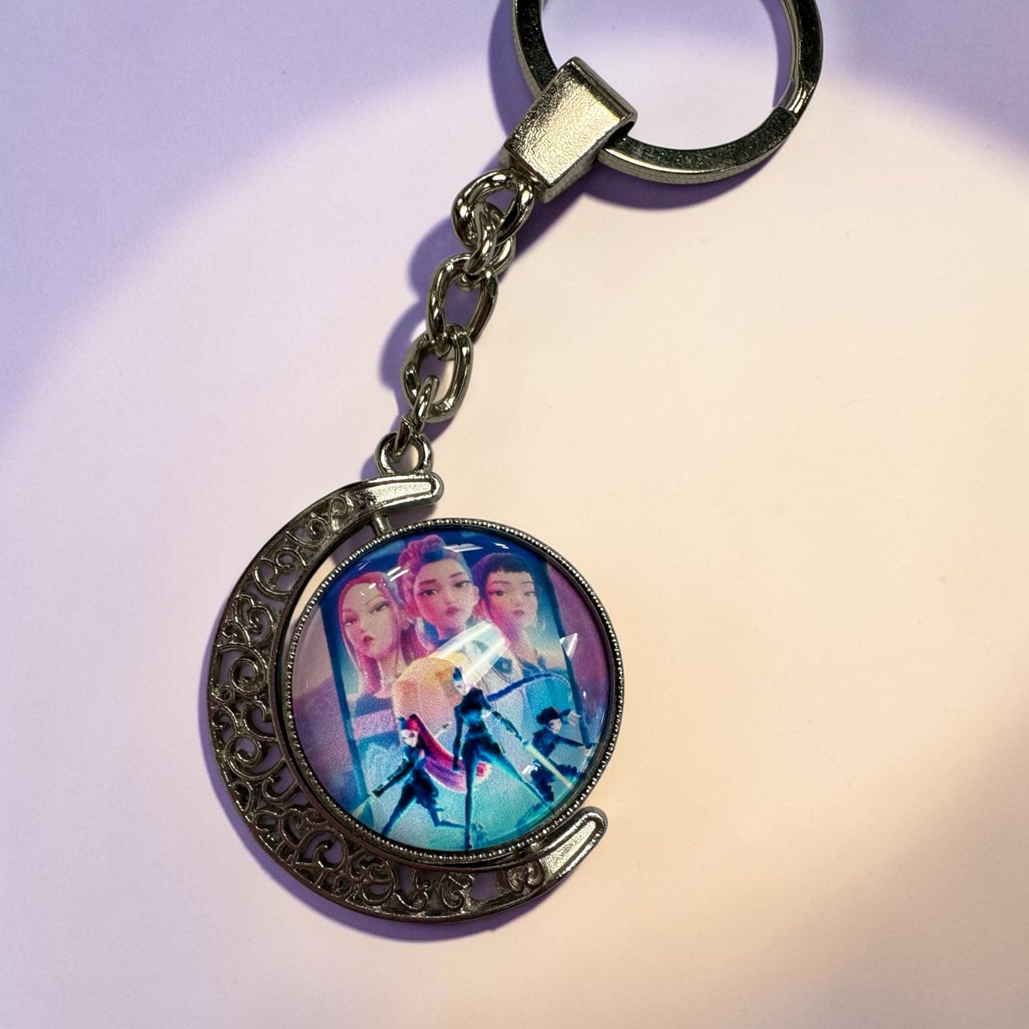 K-pop Swivel moon keychain